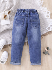 Boys Dinosaur Print Jeans For Kids