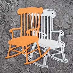 Rocking Chair Metal Cutting Dies for Card Making