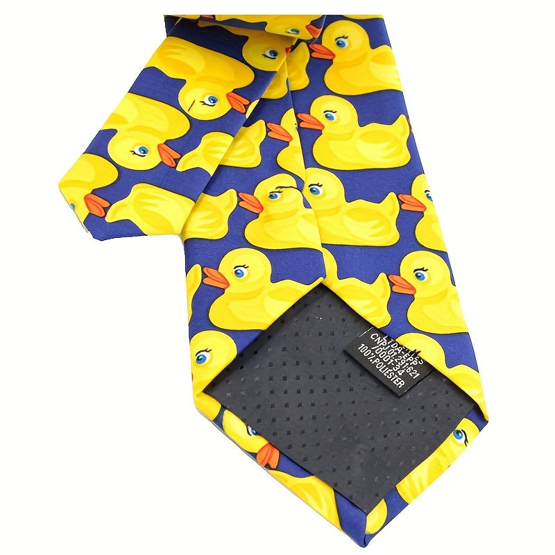 Yellow Duck Tie Men's Formal Dress Groomsmen Tie
