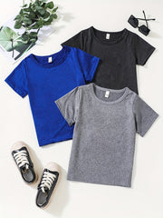 Boys Outfit Shorts & T shirt Crew Neck Summer Kids Clothes