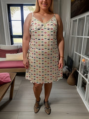Umbrella Print Cami Sleep Dress