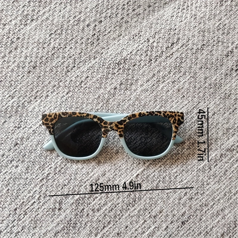 Y2K Leopard Sunglasses UV Protection Holiday Gift