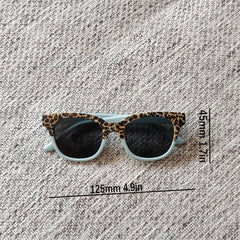 Y2K Leopard Sunglasses UV Protection Holiday Gift