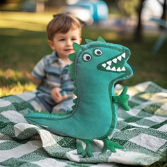 Green Plush Dinosaur Toy - Perfect Gift for Kids!