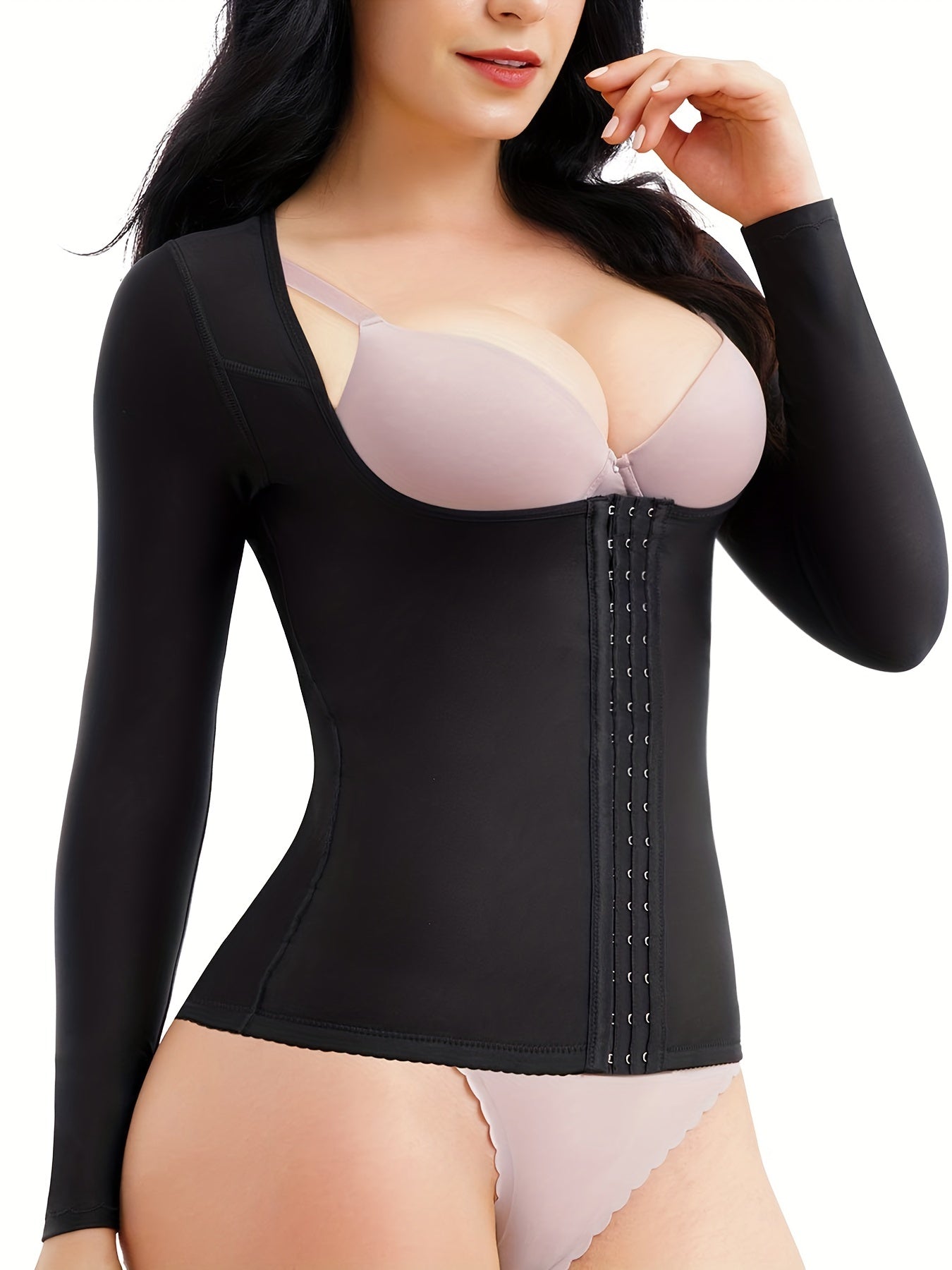 Front Buckle Shaping Waist Trainer Tummy Control Slimmer Top