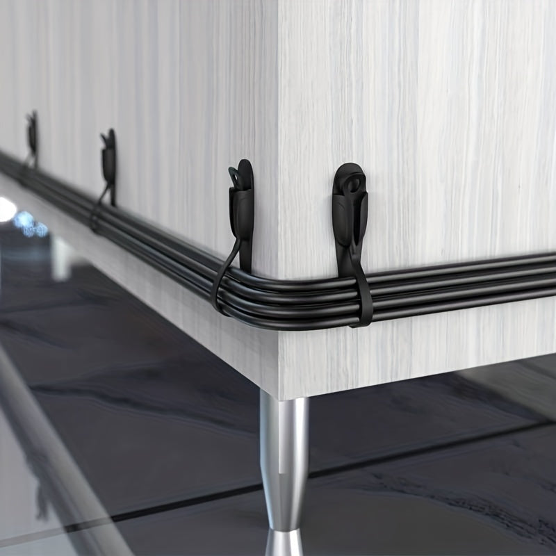 Tangle 3 Pack Cable Clips Organize & Secure Cords for Clean Workspace