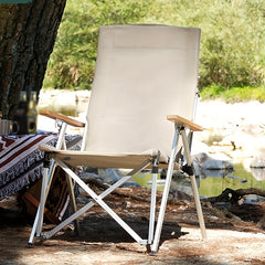 Portable Folding Recliner Chair for Camping Beach Fishing
