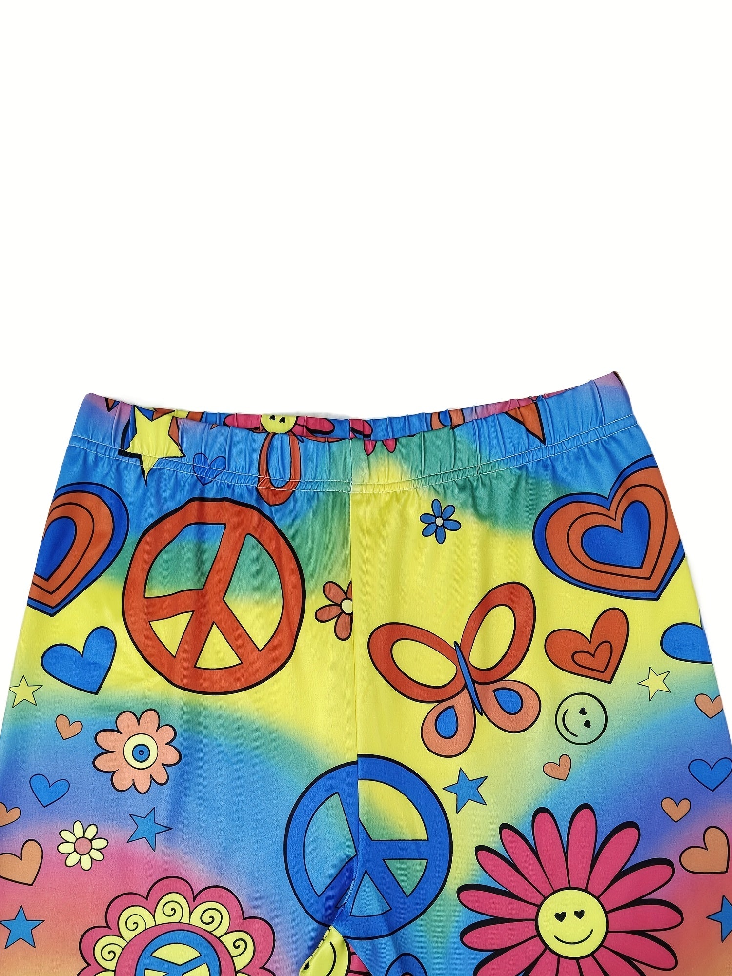 Floral Print Skinny Capris Leggings for Women