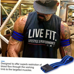 Arm Muscle Training Blood Restriction Belt - Compression Buckle Adjustment