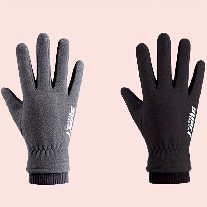 Men's Ski Insulation Plus Velvet Cold-proof Warm Gloves