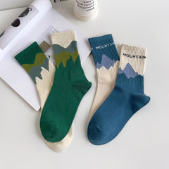 Boys Kids Graphic Crew Socks Anti odor Warm Socks for Autumn Winter