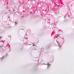 50pcs Mini Pacifier Party Decoration Plastic Pellets