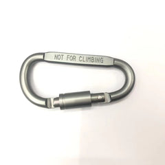 D-Shaped Aluminum Alloy Carabiner Snap Hook for Outdoor Activities
