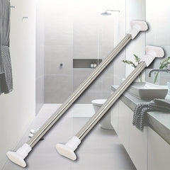 Telescopic Shower Curtain Rod Easy Installation