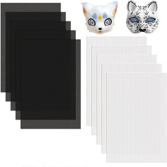 10pcs Furry Costume Eye Mesh 0.5mm Waterproof PVC Plastic Role Playing