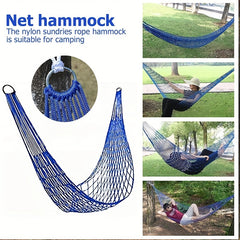 Portable Nylon Rope Mesh Hammock for Outdoor Camping
