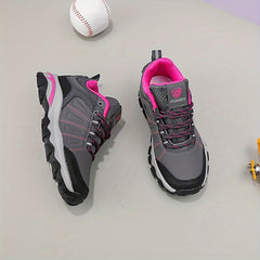 Kid's Hiking Boots Low Top Lace Up Non Slip Shoes