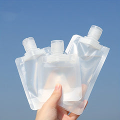Travel Plastic Refillable Pouches Portable Empty Squeeze Bag