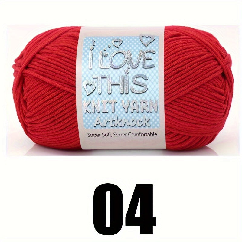 Soft Textured Crochet Yarn for DIY Arts Crafts