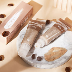 HEYXI Coffee Lip Scrub Exfoliate Soft Dewy Lip
