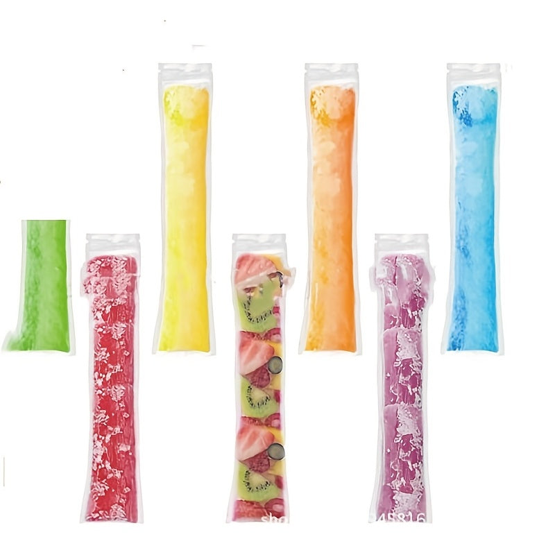 50pcs Reusable Popsicle Bag & Ice Cream Mold for Homemade Treats