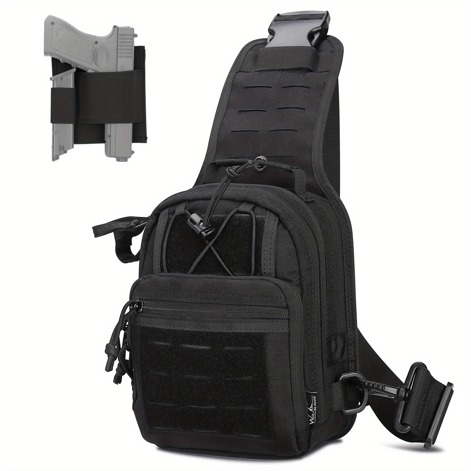 Tactical Chest Bag Camo Shoulder Crossbody Bag for Men & Women