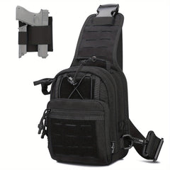 Tactical Chest Bag Camo Shoulder Crossbody Bag for Men & Women