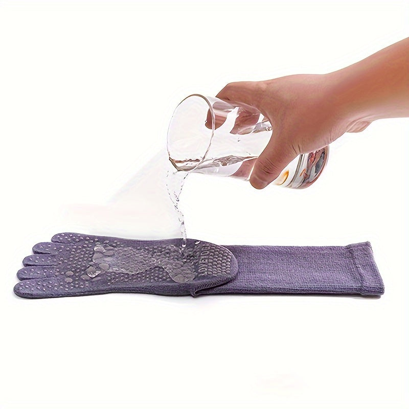 Five Toe Split Yoga Socks, Non-slip Pilates Socks with Grips