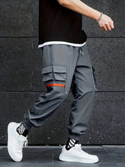 Men s Cargo Pants with Drawstring Waist