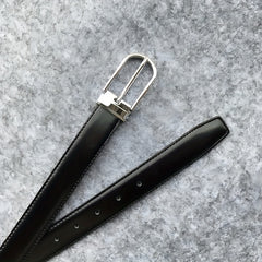Men's Leather Belt Pin Buckle 3 Wide Suits Jeans Casual Gentlemen