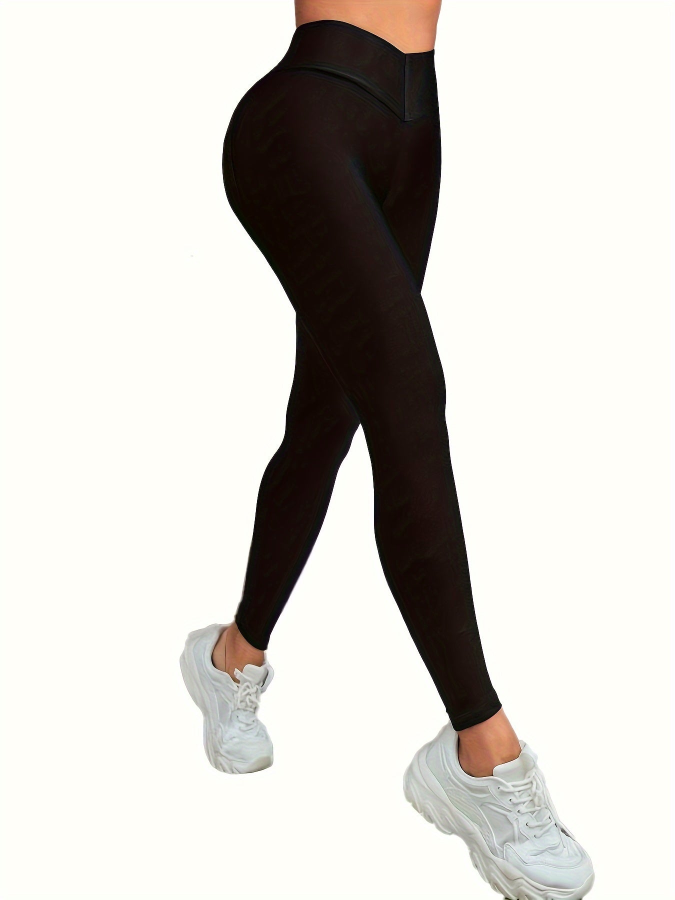 Cross Waist Yoga Pants High Stretch Leggings