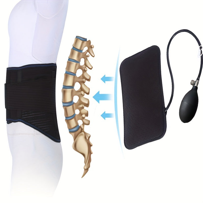 Size Up Waist Belt Airbag Inflatable Lumbar Support Pillow