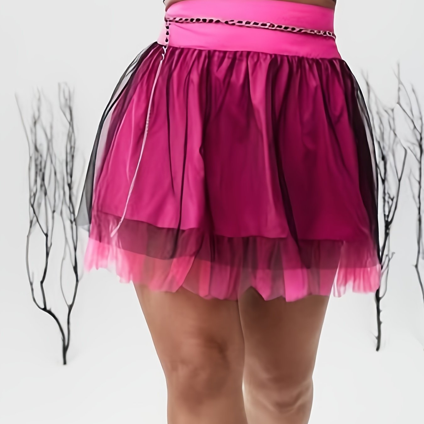 Punk Skirt Women's Mesh High Rise Mini Balletcore