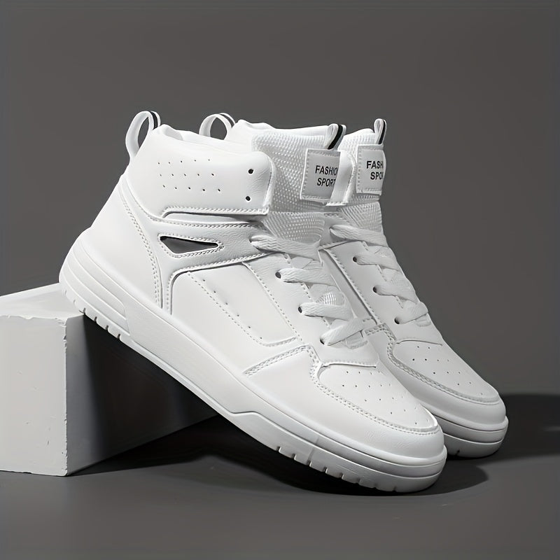 Women's Mid Top Sneakers Comfortable Closed Toe Lace Up Shoes