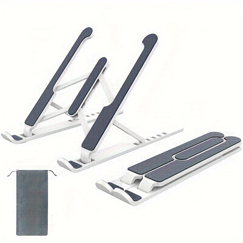 8-Level Adjustable Laptop Stand Portable Height Adjustable Ventilated