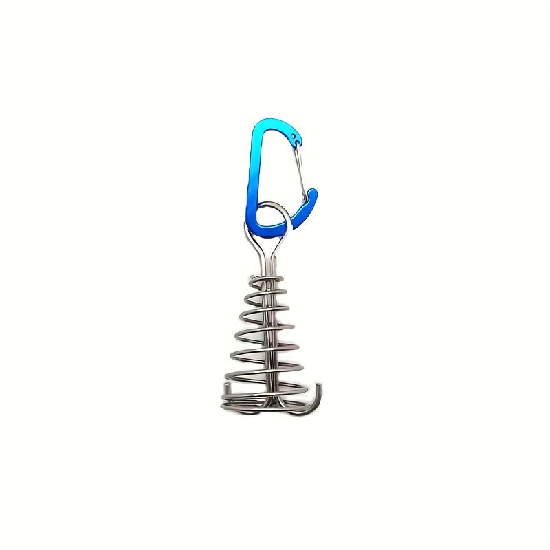 Adjustable Octopus Deck Pegs Windproof Deck Nail With Carabiner
