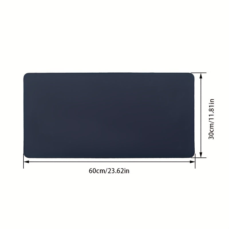 Double Sided PU Leather Mouse Pad Notebook Office Desk Pad Waterproof