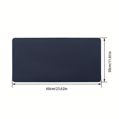 Double Sided PU Leather Mouse Pad Notebook Office Desk Pad Waterproof
