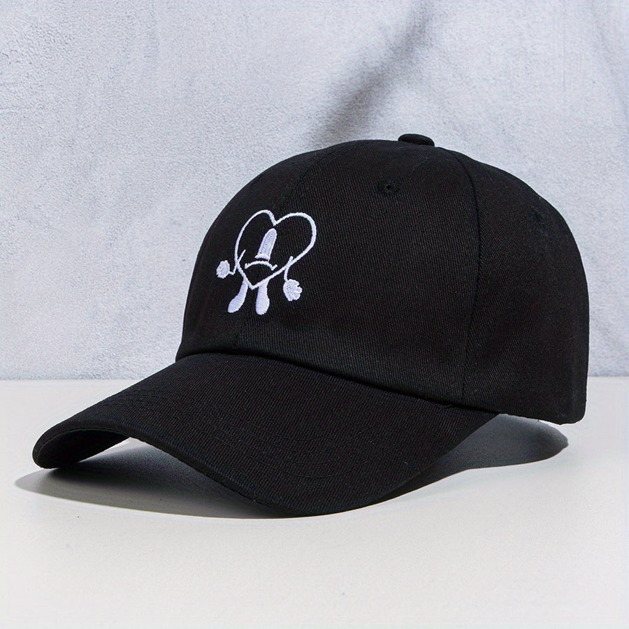 Embroidered Baseball Cap Men's Casual Sunscreen Peaked Cap