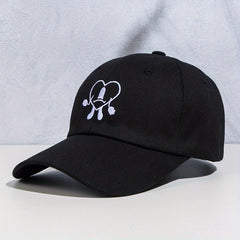 Embroidered Baseball Cap Men's Casual Sunscreen Peaked Cap
