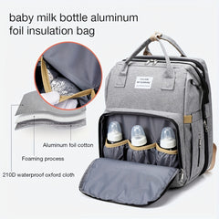 Lightweight Portable Folding Crib Bed Baby Backpack Mommy Bag