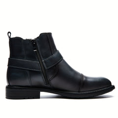 Men's Zipper Ankle Boots Casual Walking Shoes