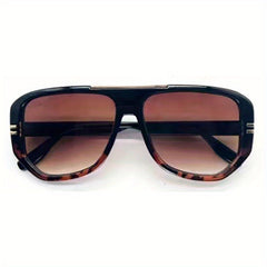 Men's Vintage Copper Electroplated Sunglasses with UV400 Protection