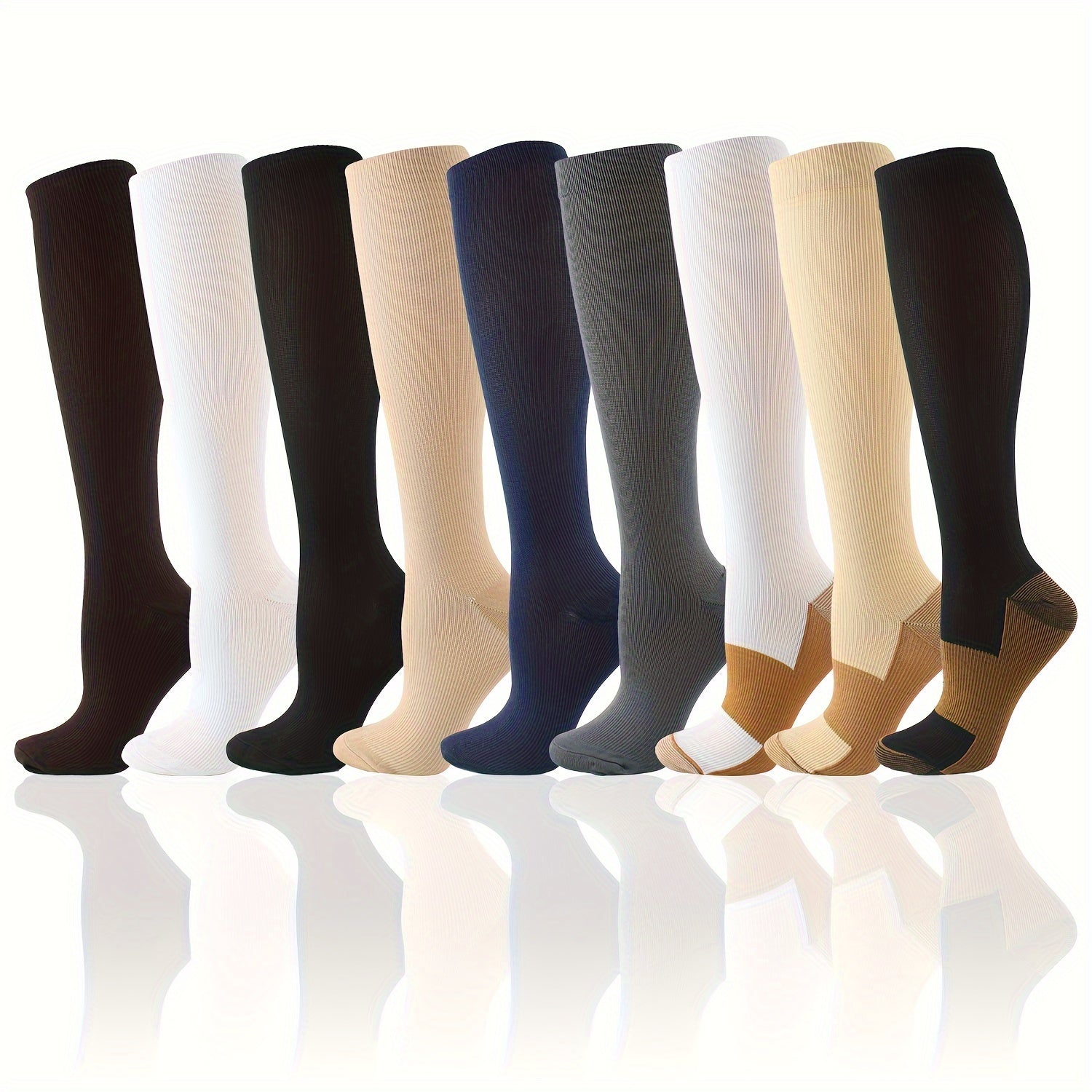 Compression Socks Over Calf for Sports Men Women