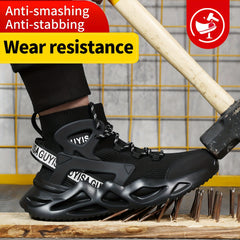 Anti Smashing Safety Shoes Puncture Proof Work Shoes