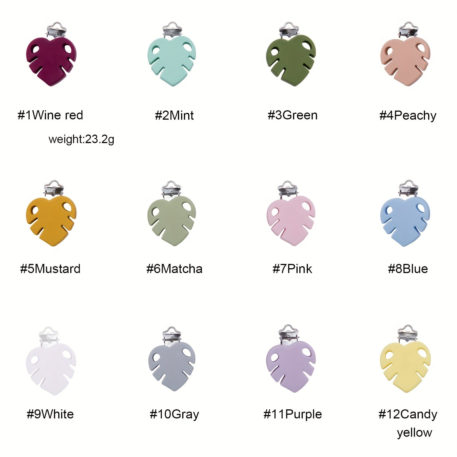 Cute Turtle Pacifier Clip for Babies 0-24 Months