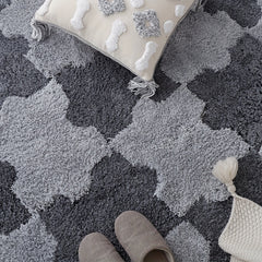 Thickened Plush Shag Puzzle Floor Mat Bay Window Seat Carpet