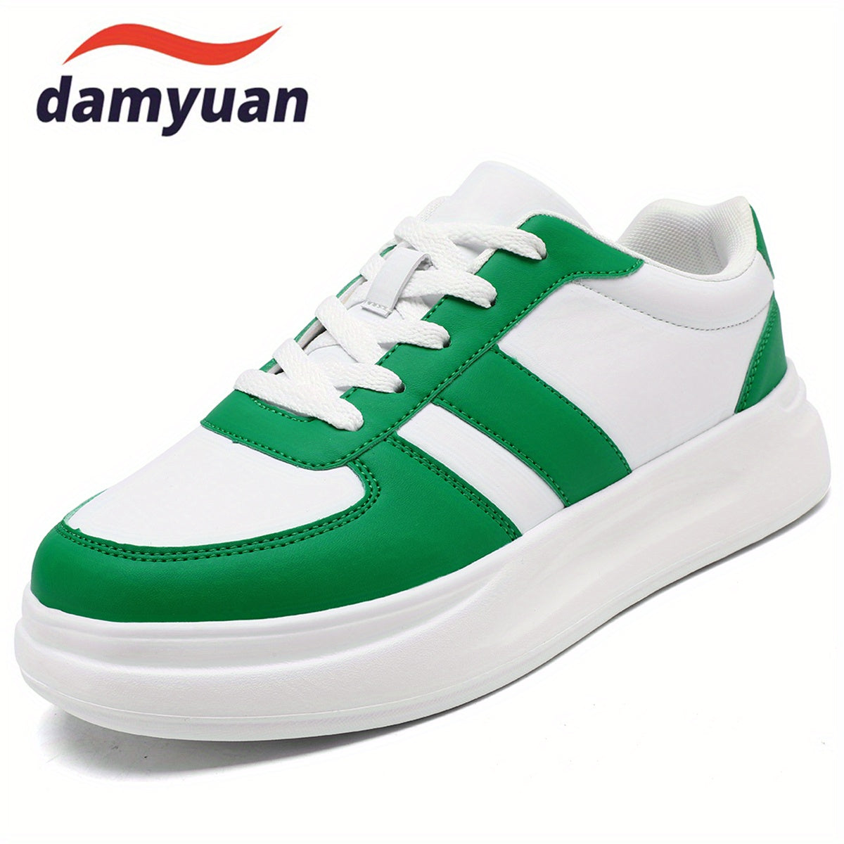 Men's Lace-up Platform Sneakers Chunky Skate Shoes