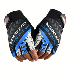 Breathable Non Slip Half Finger Gloves for Outdoors