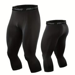 Compression Leggings for Sports & Yoga, Quick Drying Tight Fitness Pants